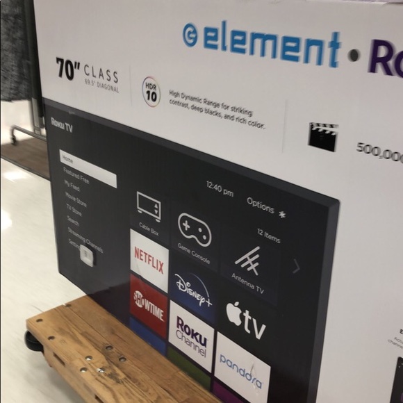ELEMENT 70"Inch Class 4K UHD LED Roku Smart TV HDR - Picture 7 of 7